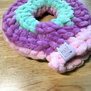 Schlangen-Donut | Gehäkeltes Schlangenfell | Klein
