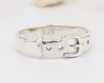 Unique Silver Band Rings for Couples, Anniversary & Purity Jewelry, Thumb Finger Promise Ring