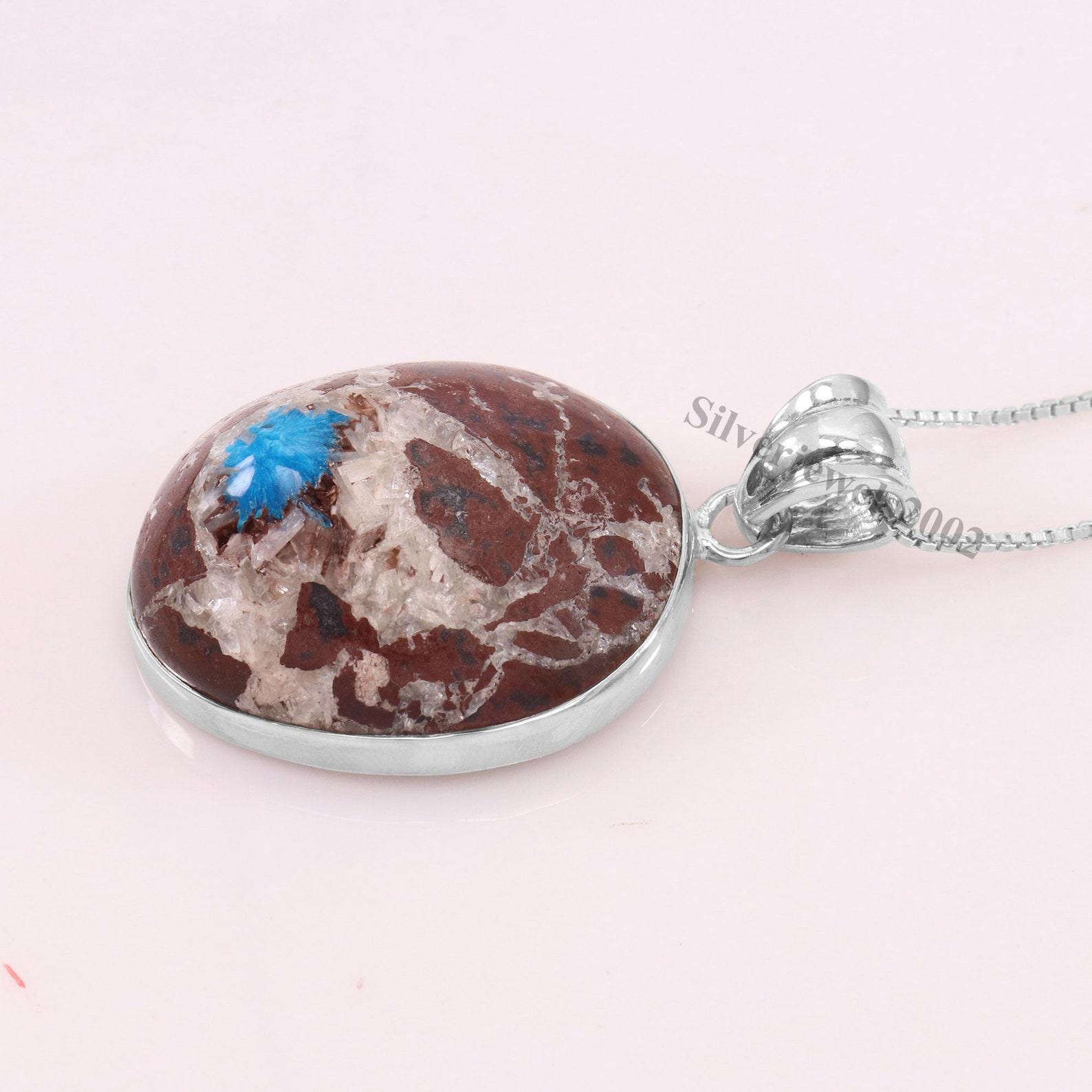 Cavansite necklace Clearance