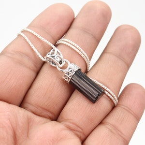 Tourmaline Necklace, Necklace For Women, Pendant Necklace, Silver Necklace, Handmade Necklace, Gemstone Necklace Stone Necklace Gift For Her