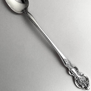 Belle Auberge Sterling Silver Iced Teaspoon - Kirk Stieff, 7.5&quot;, 37.6g