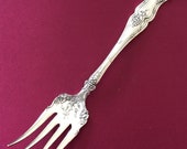 VINTAGE Grape chipped beef fork by 1847 Rogers Bros old and original circa 1910 good antique condition no monogram Free Shipping