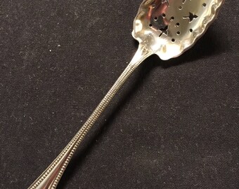 BEAD by Whiting sterling circa 1880 slotted server olive condiments excellent condition