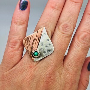 Turquoise Leaf Ring