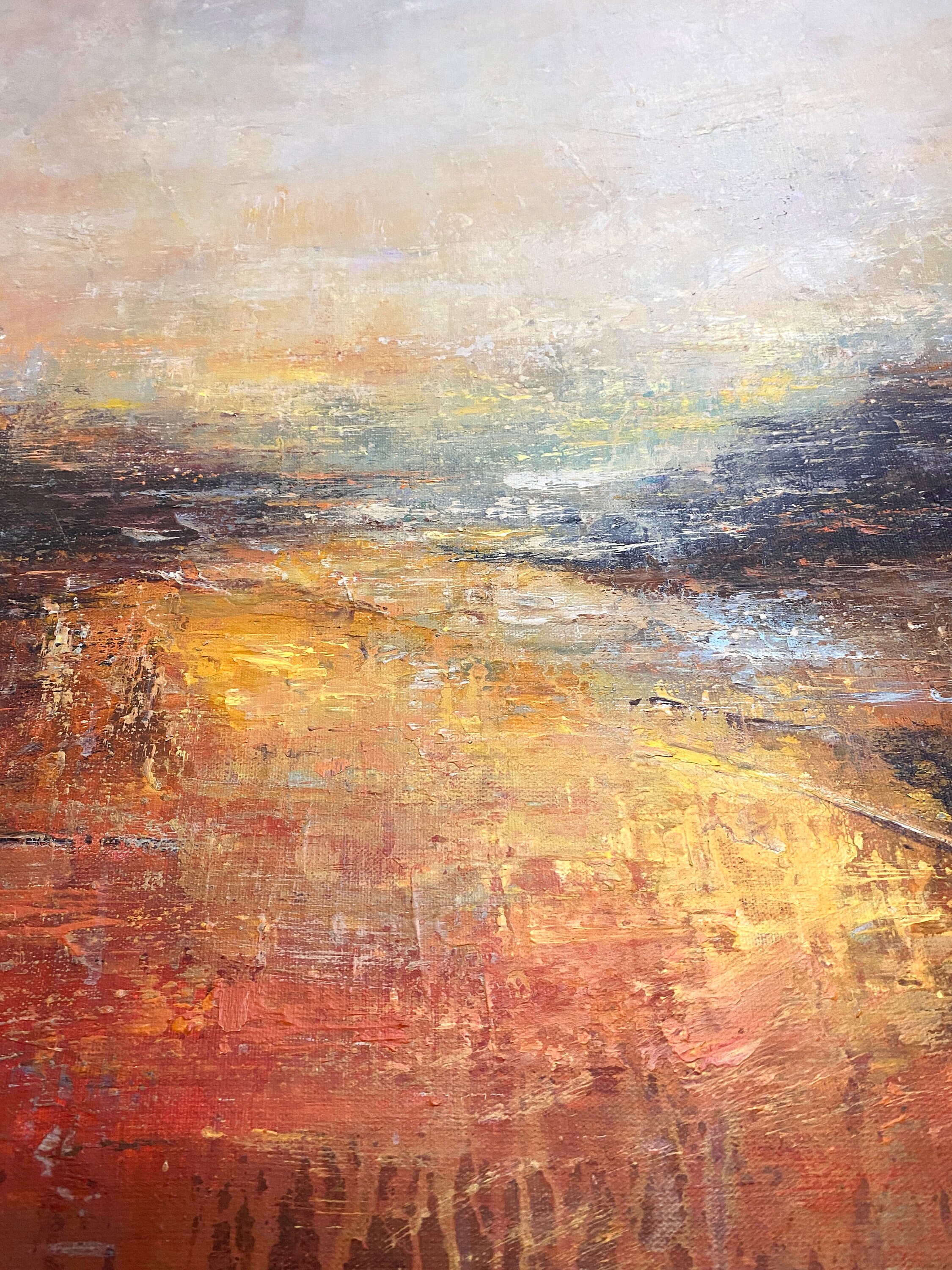 Extra Large Wall Art Oversized, Moody Wall Art, Abstract Colorful Wall