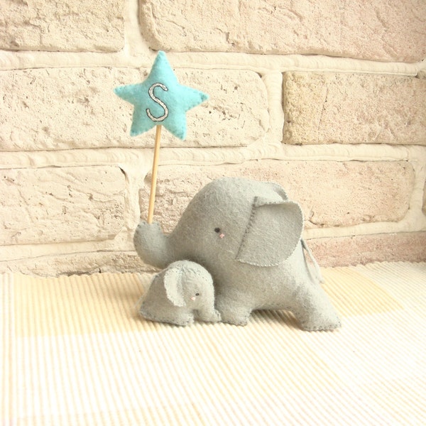 Elephant Cake Topper,Elephant Baby Shower,Elephant Baby Shower Cake Toper,Elephant Baby Shower Decor,  Baby Shower Cake Toper