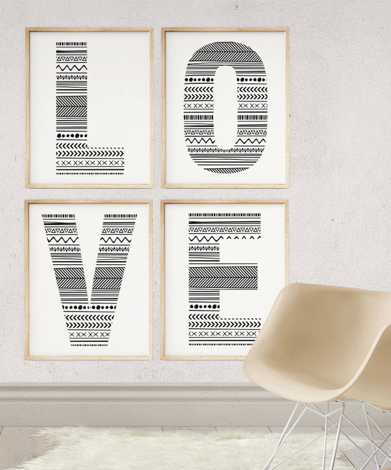 lettre deco mur