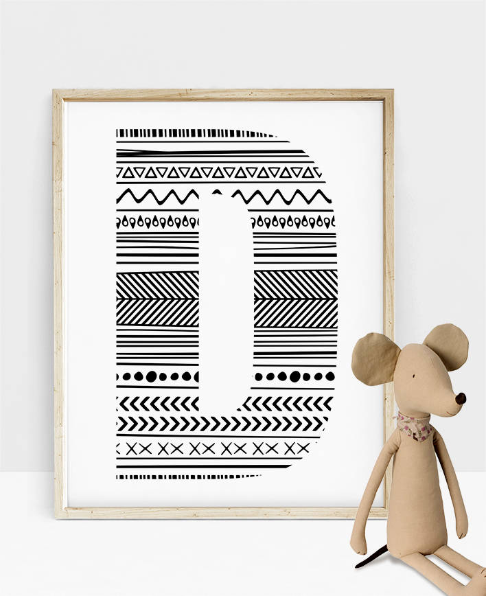 Letter D Wall Decor Wall Letters Name Initials Customized Etsy