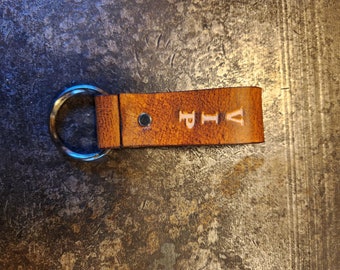 Personalisierter Leder Schlüsselanhänger