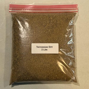 Tennessee Dirt | Premium High Quality Sifted | Half Pound - 2 Pound Bags