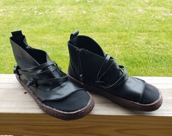 cute black ankle booties