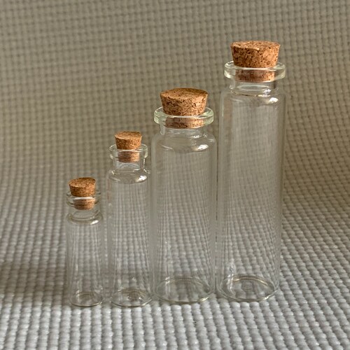 Tall Skinny Empty Glass Bottles BULK PRICES Tiny Clear Shape Etsy