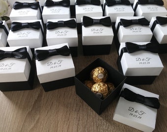 Wedding Favour Boxes Etsy - favor boxes black and white box gift boxes with lids bridal shower wedding guests candy boxes wedding bonbonniere wedding favor boxes