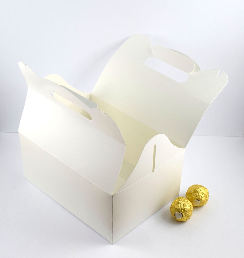 Wedding Cake Boxes for Guests White Boxes Cake Box Wedding Etsy