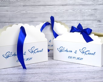 Wedding Cake Boxes, Cupcake box, Muffin Cake Boxes, Party Shower Favor Gift, Wedding cake boxes for guests, Favor Gift Container