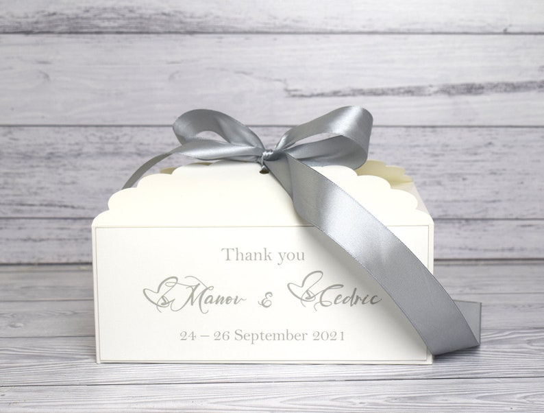 Wedding Cake Boxes for Guests Wedding Cake Box Cupcake Boxes Etsy