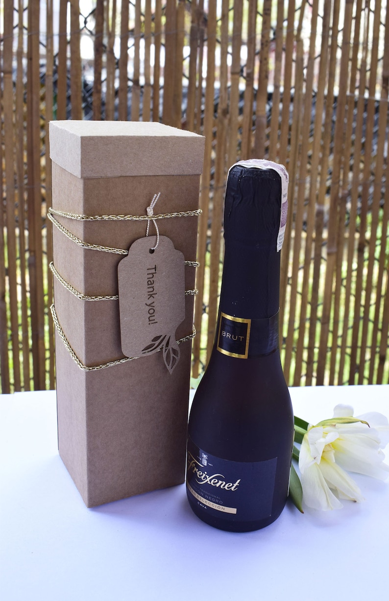 Kraft box Wine box Wine Bottle Box Shipping Box Cardboard Etsy