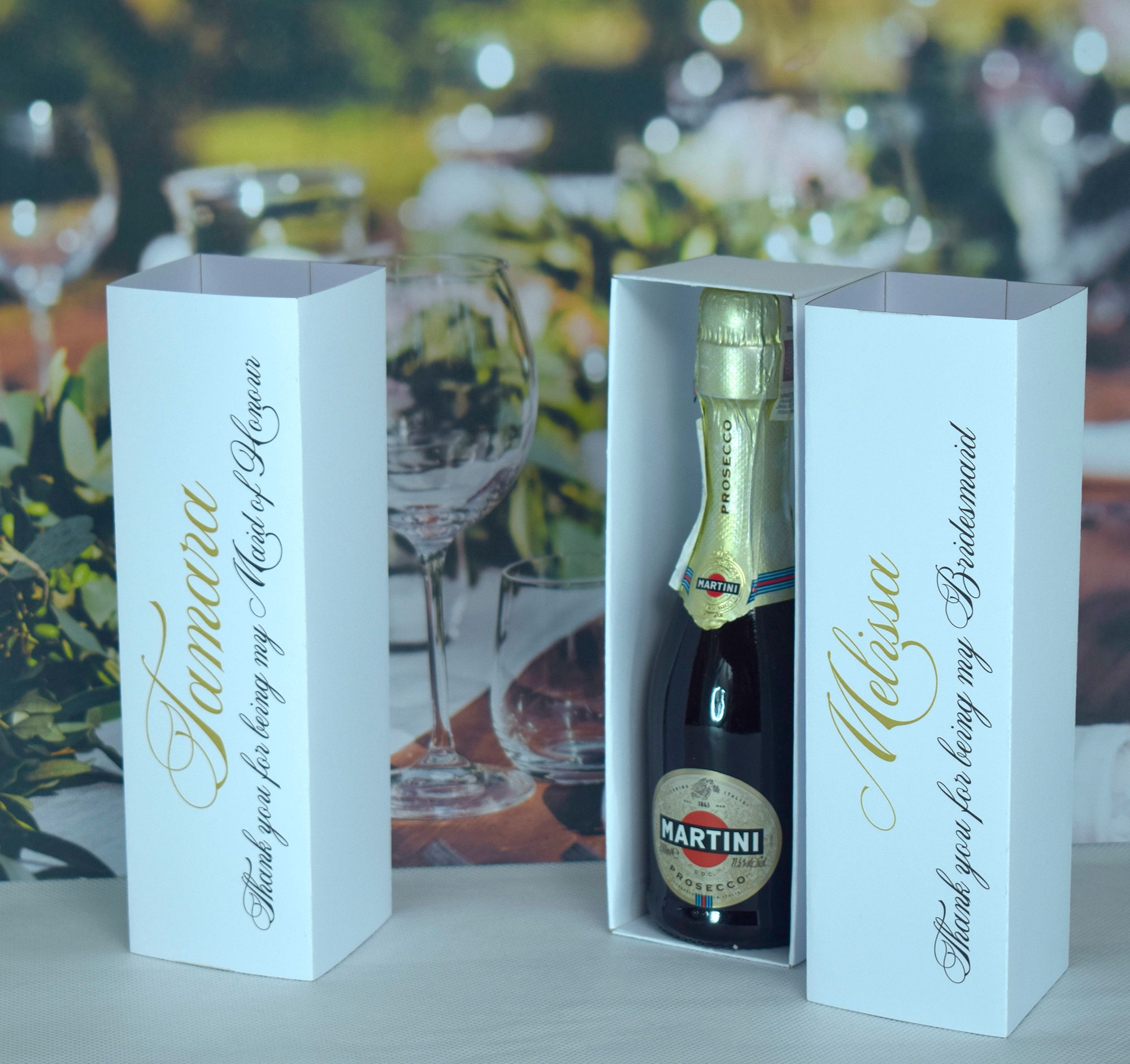 Champagne bottle gift bags sale