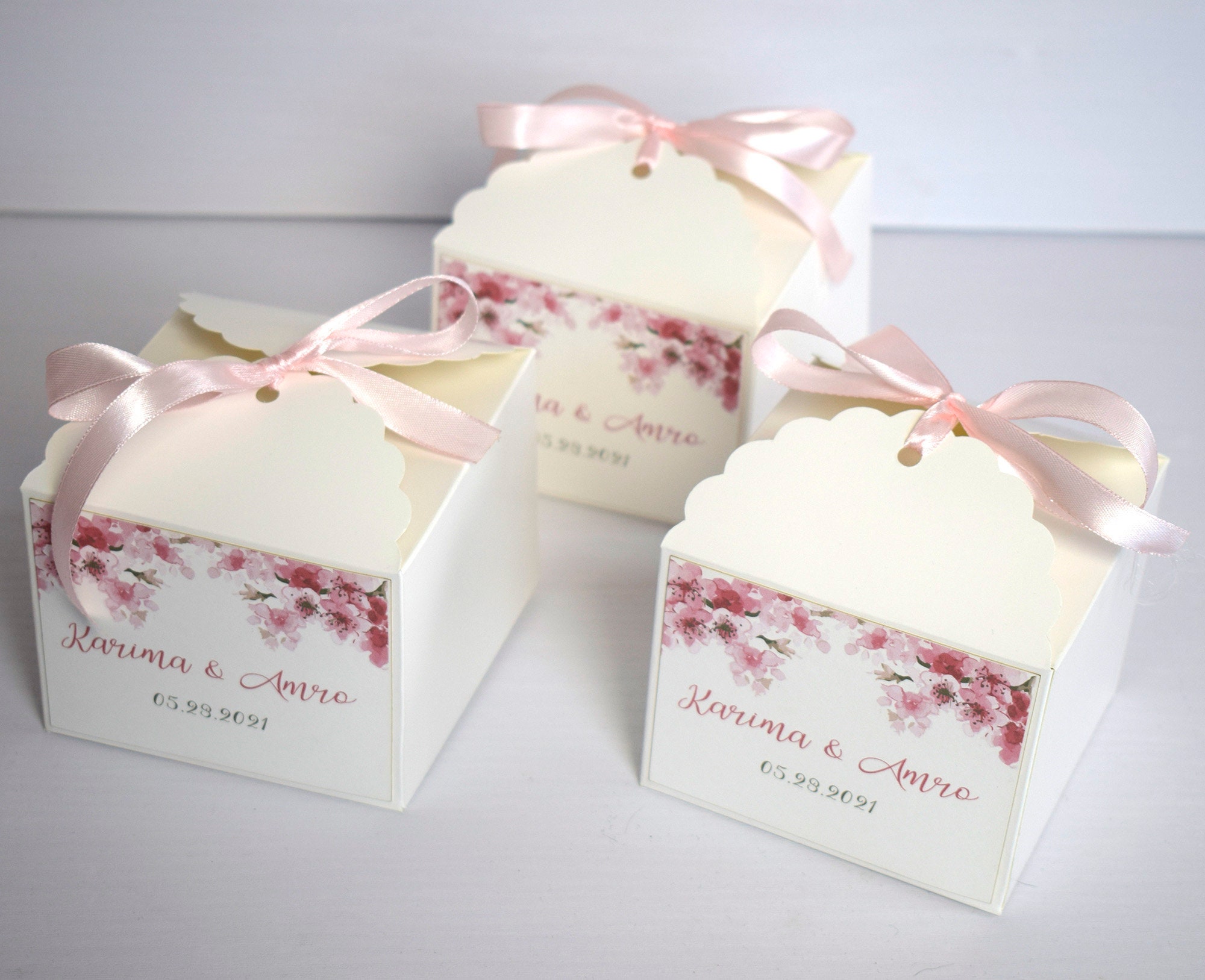 Wedding Cake Box Ivory Cake box White boxes Thank You Gift Etsy
