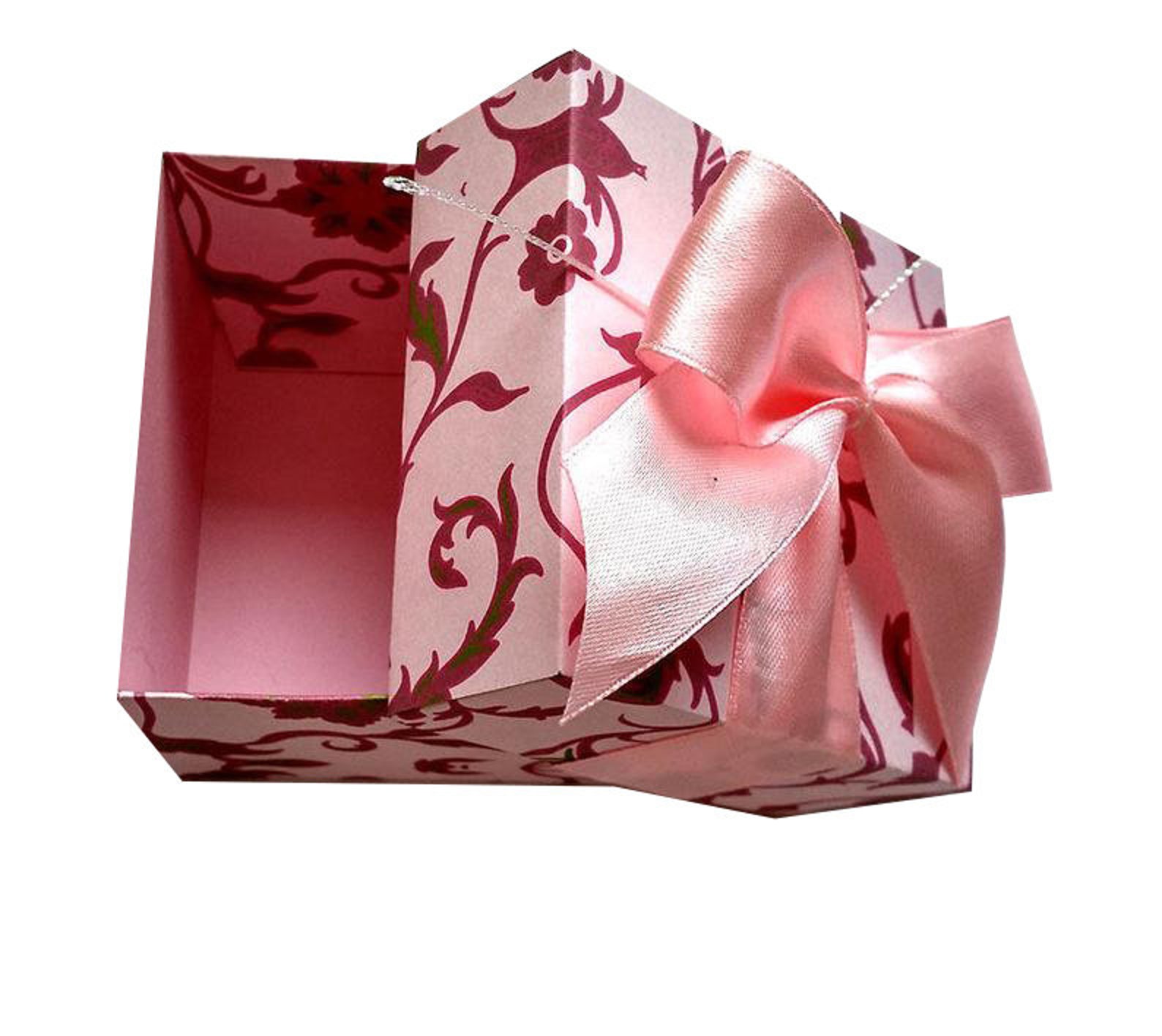 Pink gift boxes gift box with lid baby shower favors Part Etsy