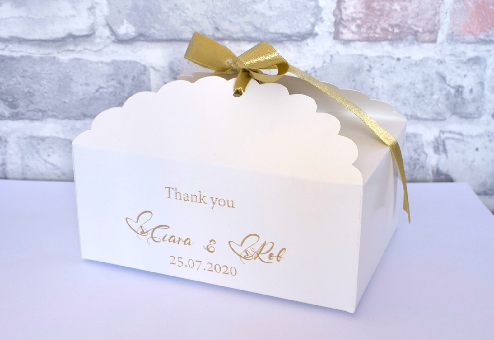 Wedding Cake Box Elegant Favor Boxes Thank You Gift Boxes Etsy