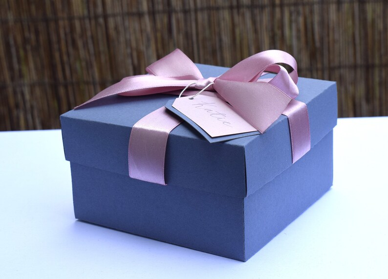 Lavender Favor Box Personalized Wedding Box Lavender Gift Etsy Australia