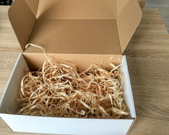 Imposta 10 scatole regalo in cartone cartone scatola di imballaggio scatole  kraft con coperchio confezione regalo favor box biscotto regalo confezione  carta kraft -  Italia
