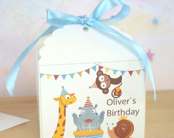 Baby's birthday, Thank you party box, Personalised favour party boxes, Party Gift Box & Candy Box, Thank You Gift Box, Baby party favors box