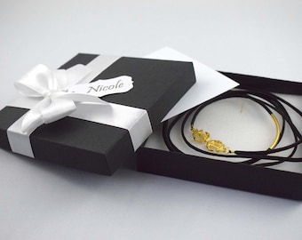 Jewelry packaging Gift Boxes, Personalized Jewelry Boxes, Bracelet Gift Boxes, Custom  Black Boxes, Gift Boxes, Bridesmaid Gift Box