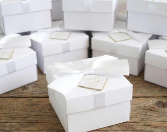 GLGHMH 20 Cajas De Recuerdo De Boda, Cajas Pequeñas De