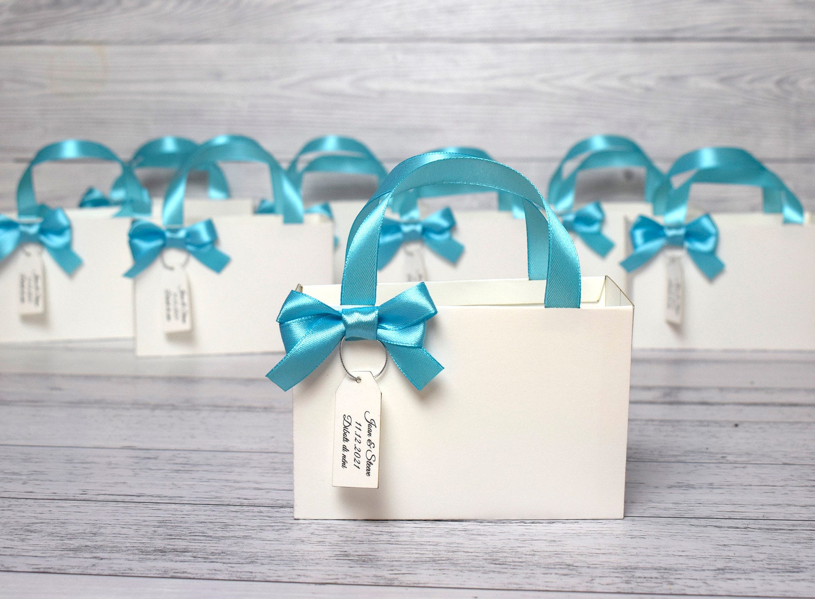 Ivory Wedding Bags Paper Bags Wedding Favor Bags White Etsy