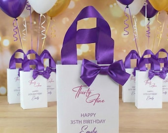 Personalized Birthday Gift Bags: Elegant Party Favor Bags