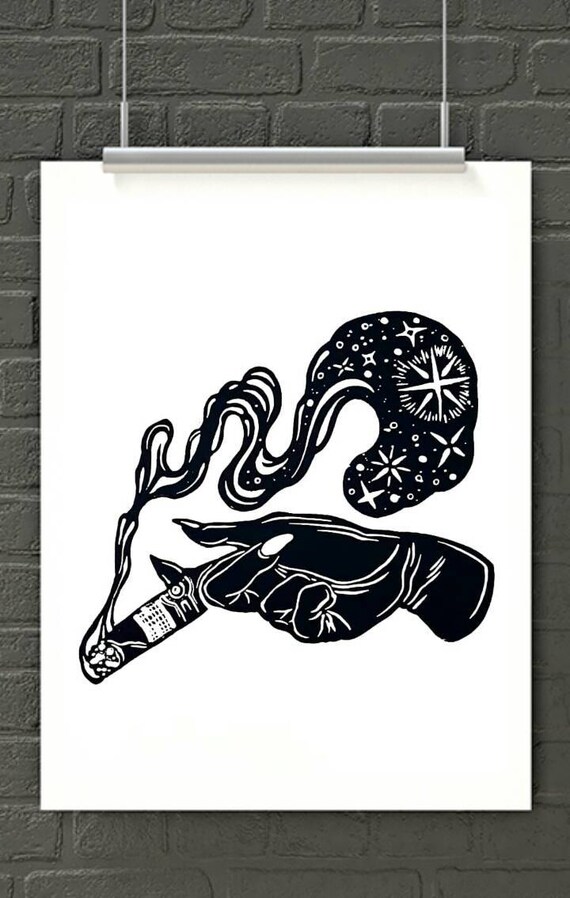 El Havano Cuba Art Print Cigar Room Decor