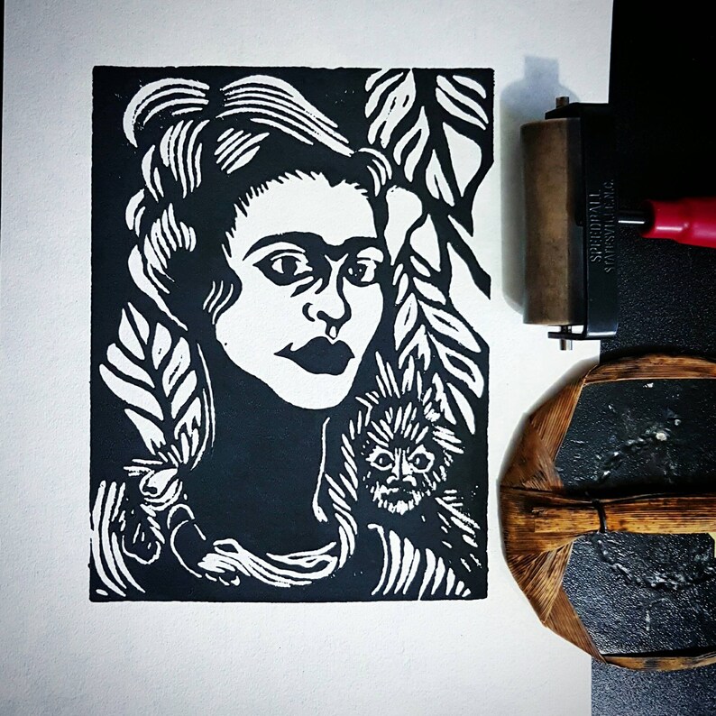 Chicana Home Decor Mexican Wall Art Frida Kahlo Print
