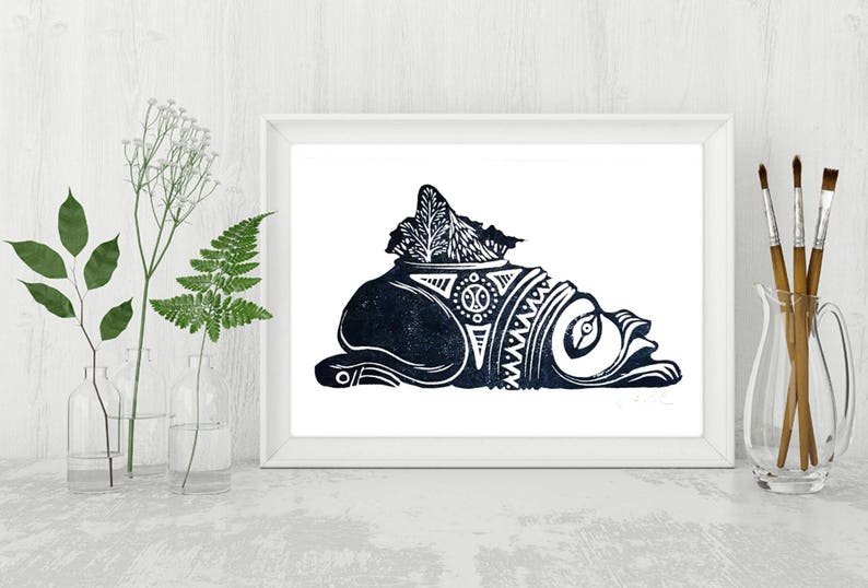 Cemi Taino Wall Art Puerto Rico Home Decor | Etsy