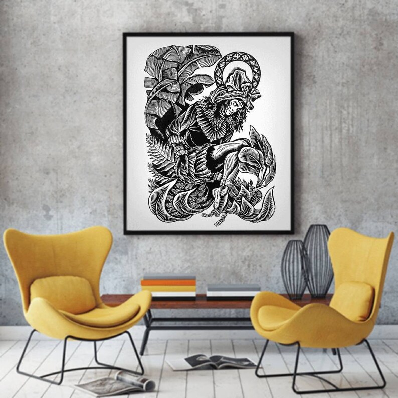 Afro Puerto Rican Wall Art Puerto Rico Home Decor Latina Etsy