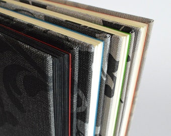 Notebooks, Handmade, Fabriano Paper, Bright Endpapers