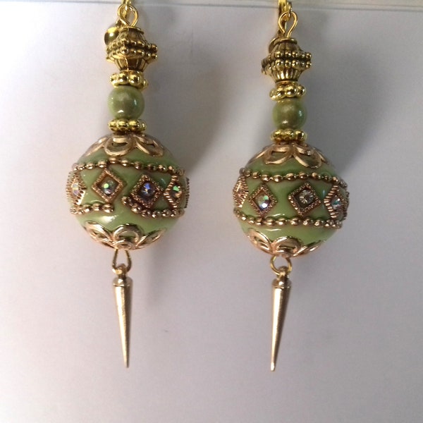 Boucles d'oreilles clip pendantes