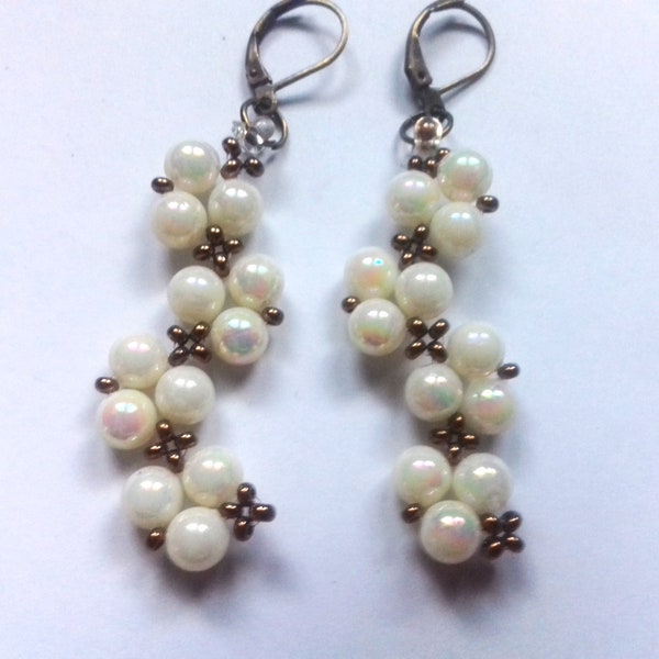 Boucles d'oreilles dormeuses longues