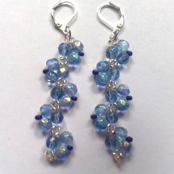 Boucles d'oreilles dormeuses longues