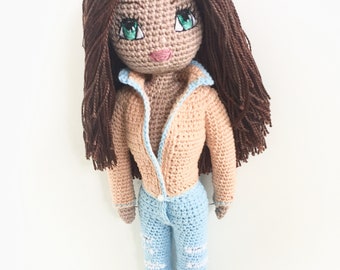 Crochet Doll Body Pattern:  KATE