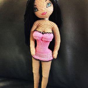 Crochet Doll Pattern. Kim Doll. PDF instant download image 7