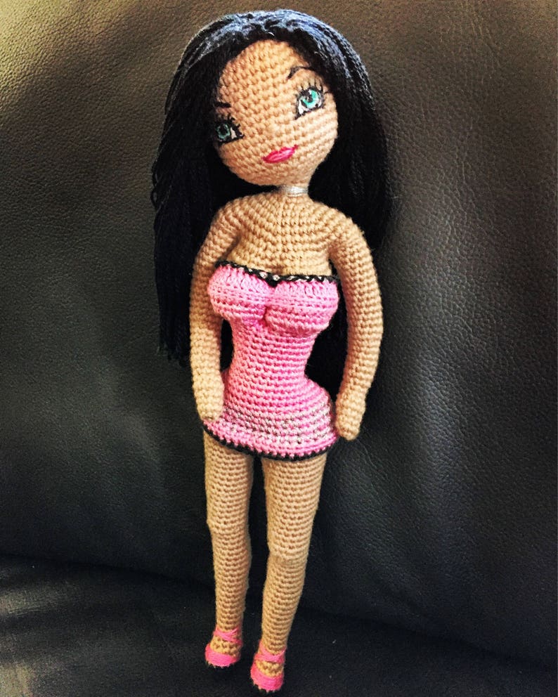 Crochet Doll Pattern. Kim Doll. PDF instant download image 7