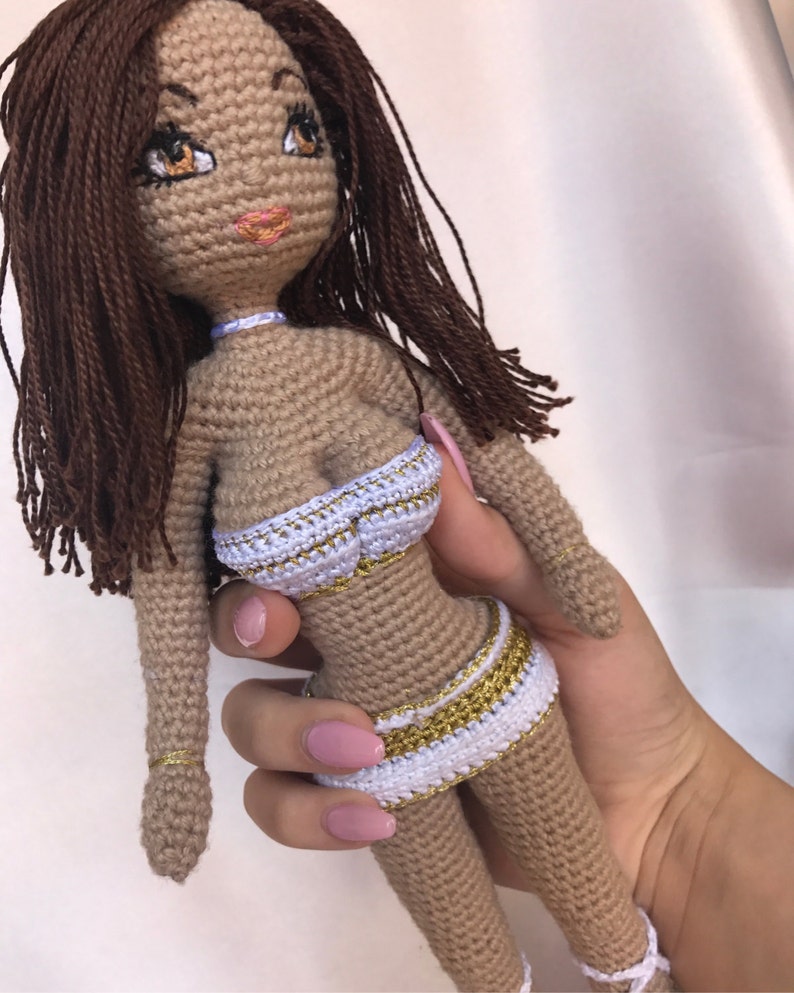 Crochet Doll Pattern. Kim Doll. PDF instant download image 8