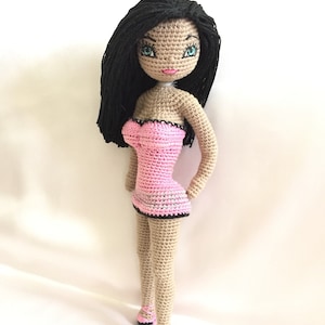 Crochet Doll Pattern. Kim Doll. PDF instant download image 2