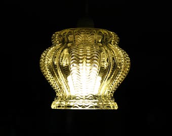 glass ceiling shade etsy