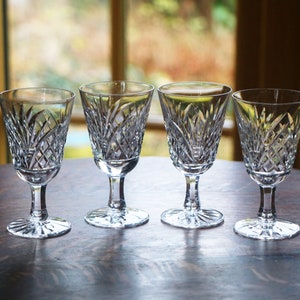 Restaurantware Voglia Nude 8.5 Ounce Port Wine Glasses, Set of 6 Crystal Port Glasses - Laser-Cut Rim, Dishwasher-Safe Glassware, Fine-Blown Crystal