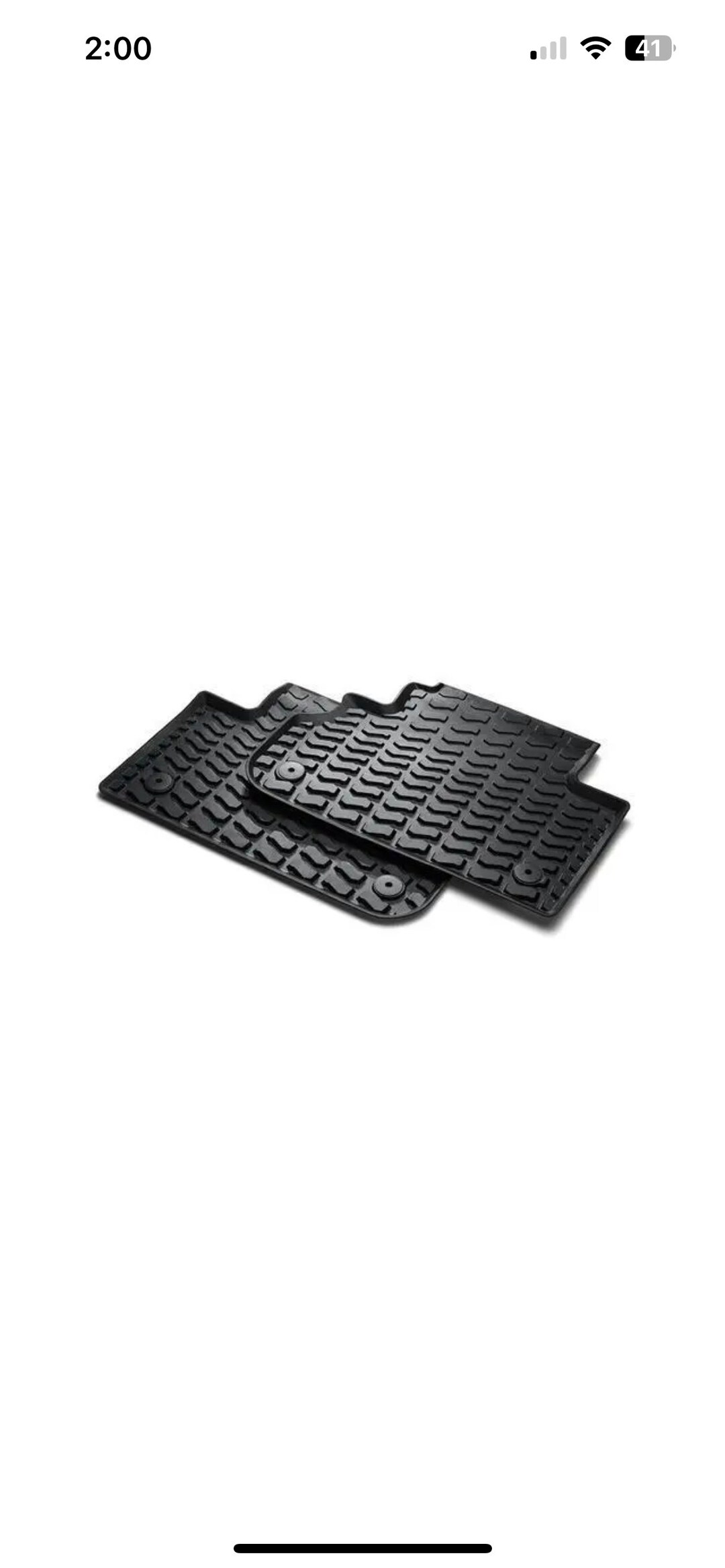 Audi Q3 Rear Rubber Mats Etsy