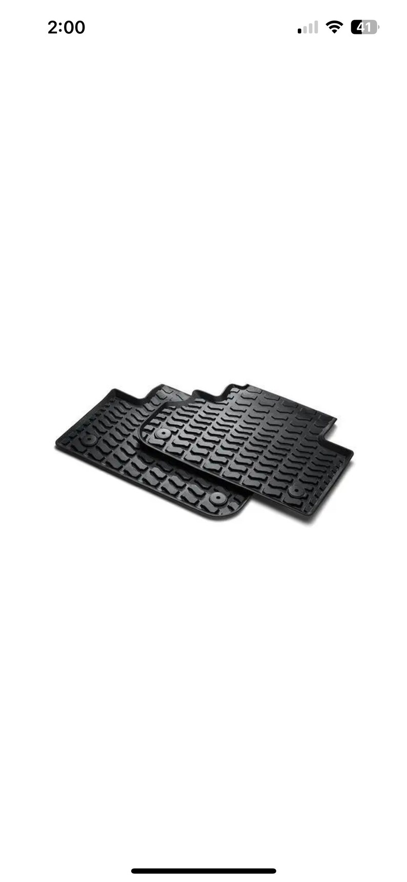 Audi Q3 Rear Rubber Mats Etsy