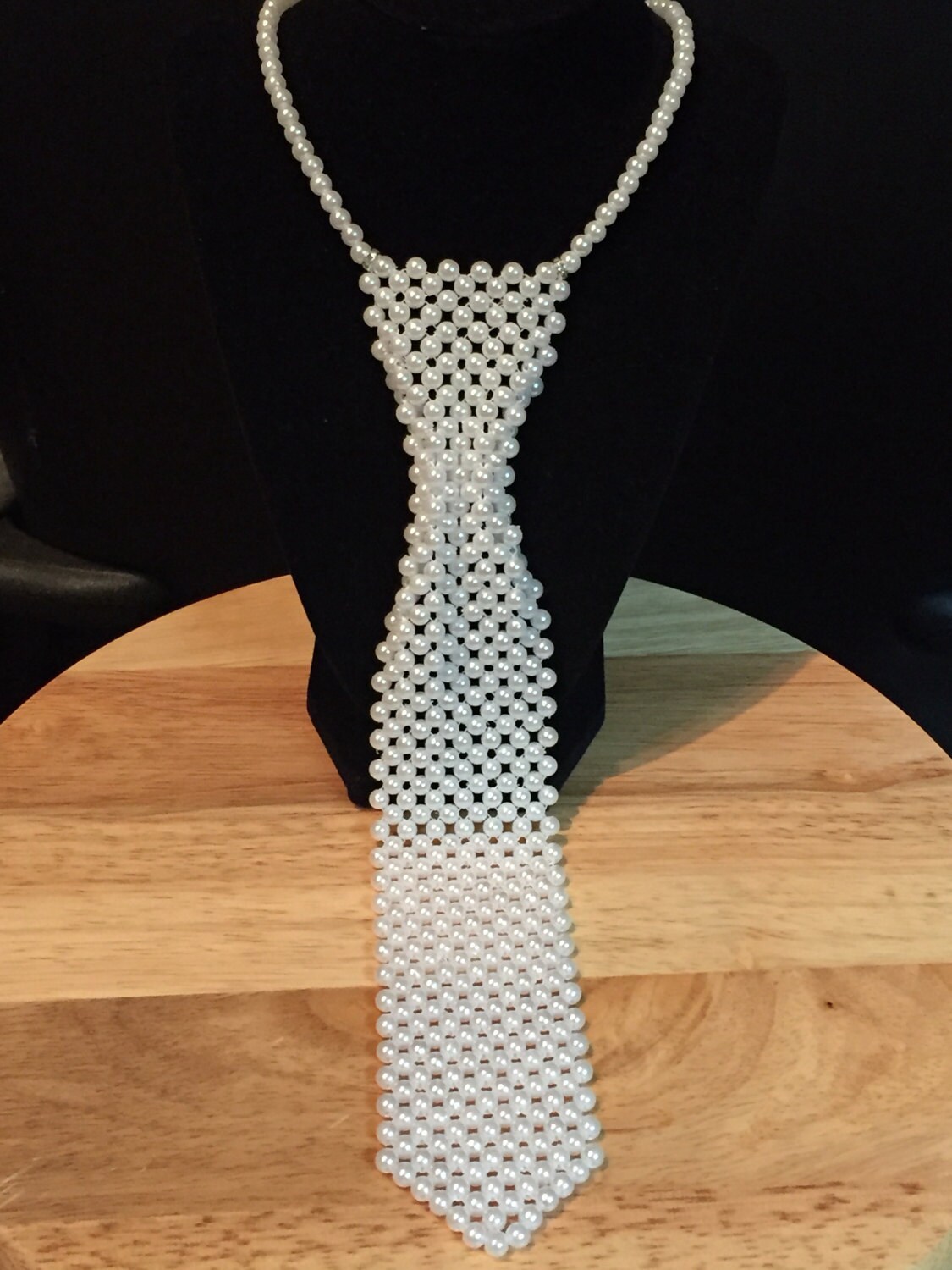 ☆TATIANA☆ Pearl Tie Two Way NecklaceNZ1123 Pearl Tie Two-Way Necklace_NZ1123